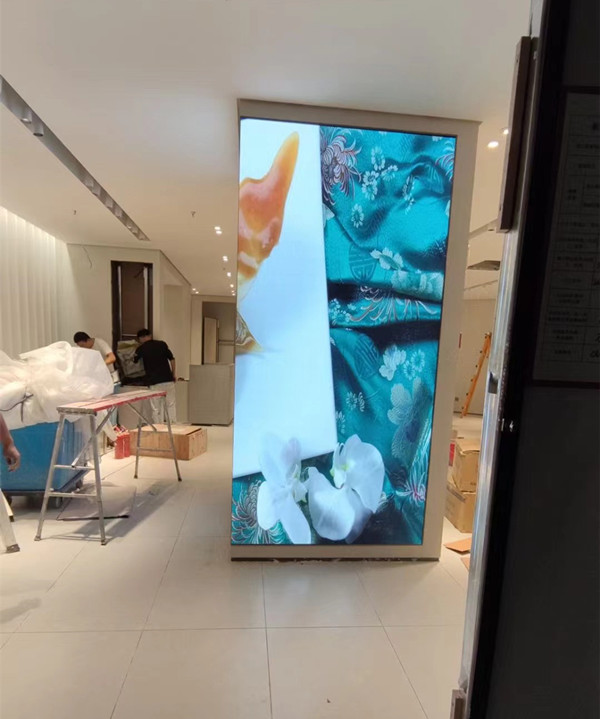 清苑商场门店转角LED显示屏