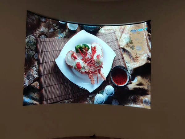清苑室内P2.5弧形LED屏